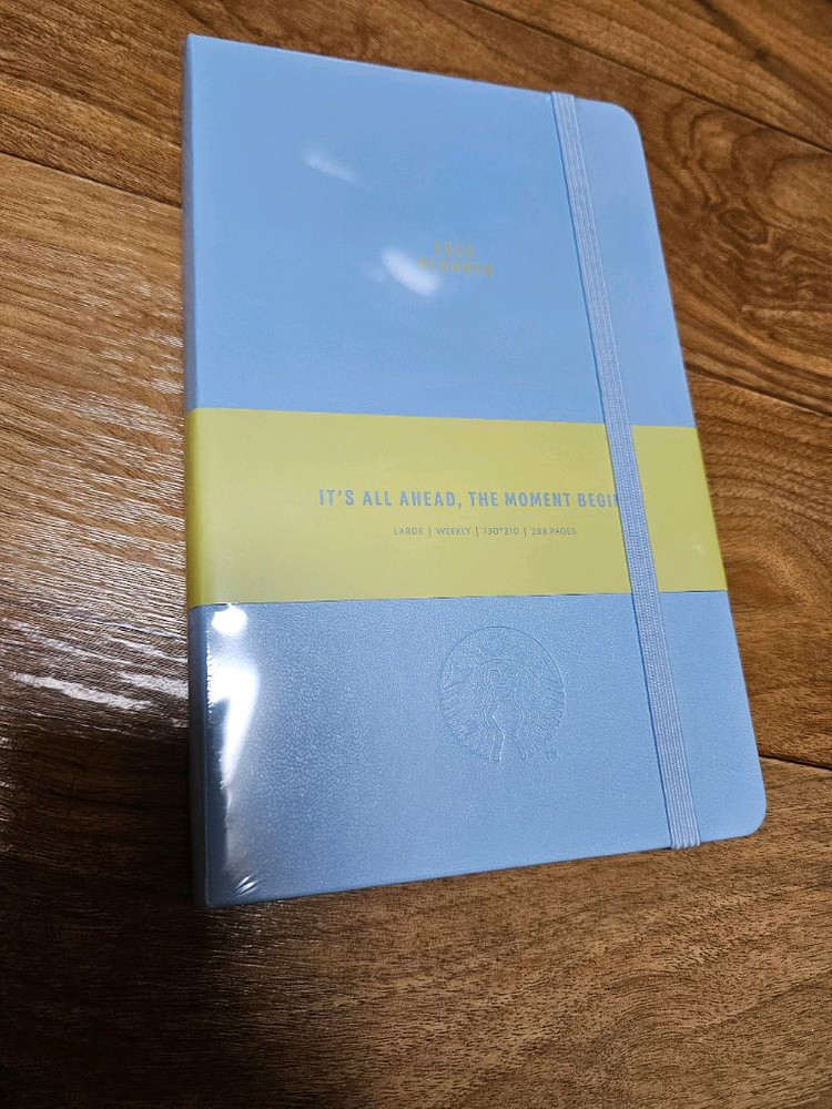 스타벅스 2026 다이어리 블루 미개봉새것 1개--3