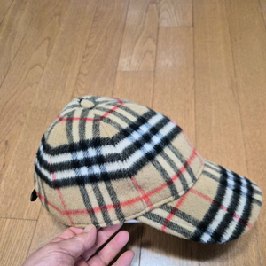 (정품) 버버리 체크 울 볼캡 M사이즈 (명품 남자 여자 모자) 이미지