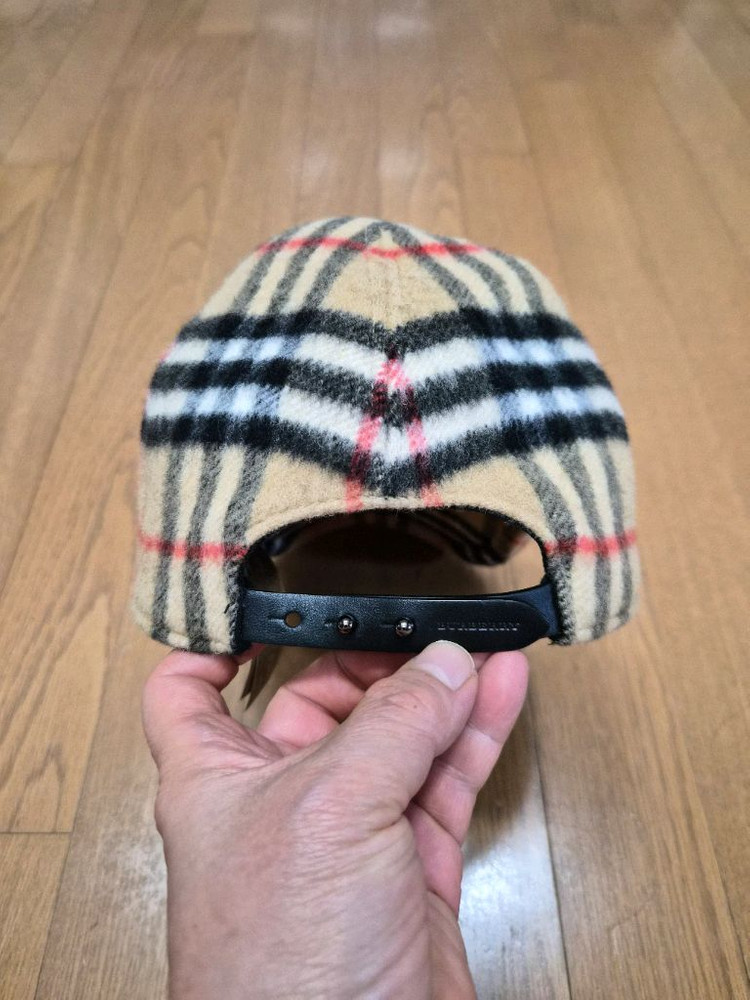 (정품) 버버리 체크 울 볼캡 M사이즈 (명품 남자 여자 모자) 이미지
