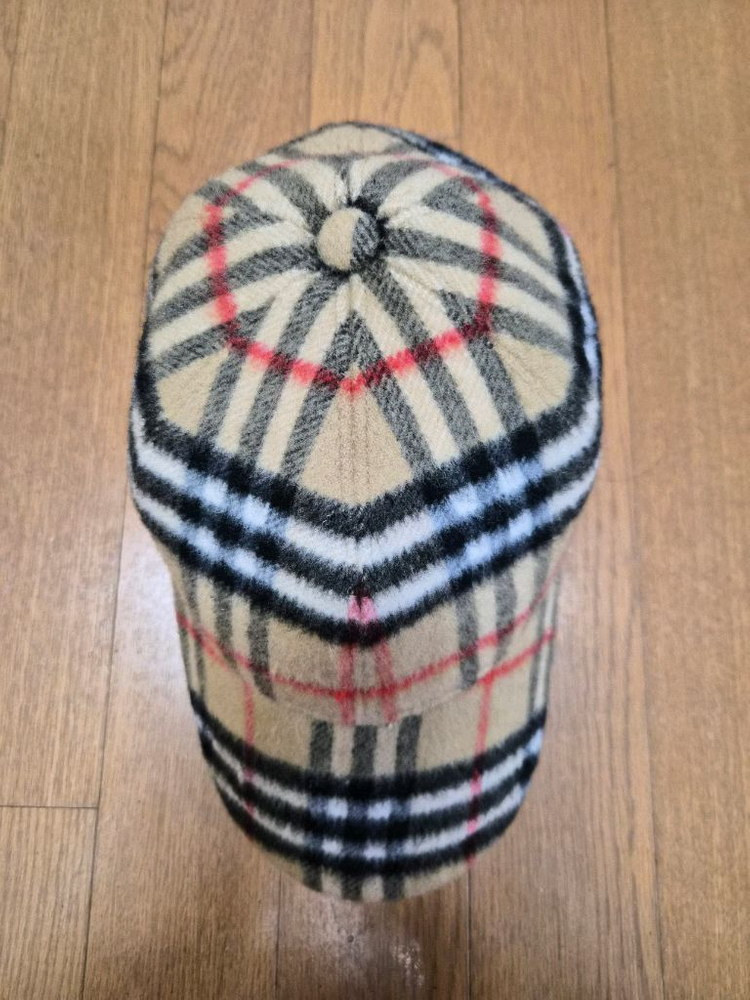 (정품) 버버리 체크 울 볼캡 M사이즈 (명품 남자 여자 모자) 이미지
