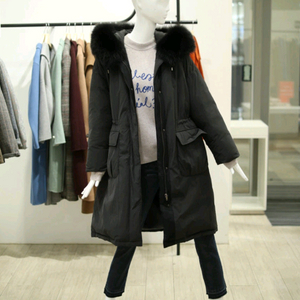 지컷 폭스퍼 구스 패딩