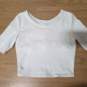 [상태최상] 젝시믹스 크롭 브라탑 흰색 M