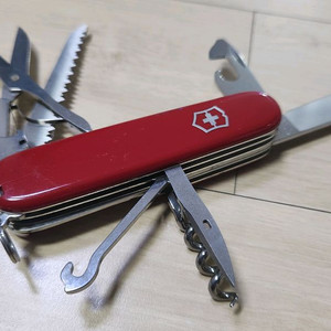 빅토리녹스 헌츠맨 91mm 레드 맥가이버칼