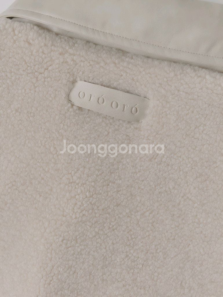 오로 리버시블 레더 무스탕S--5