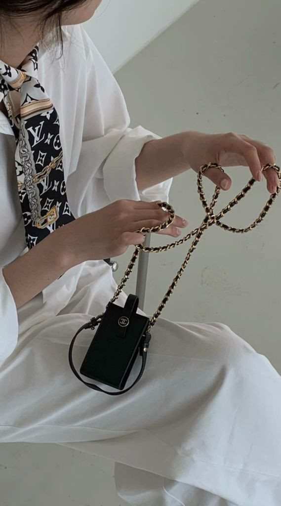 샤넬빈티지 미니폰홀더백--4