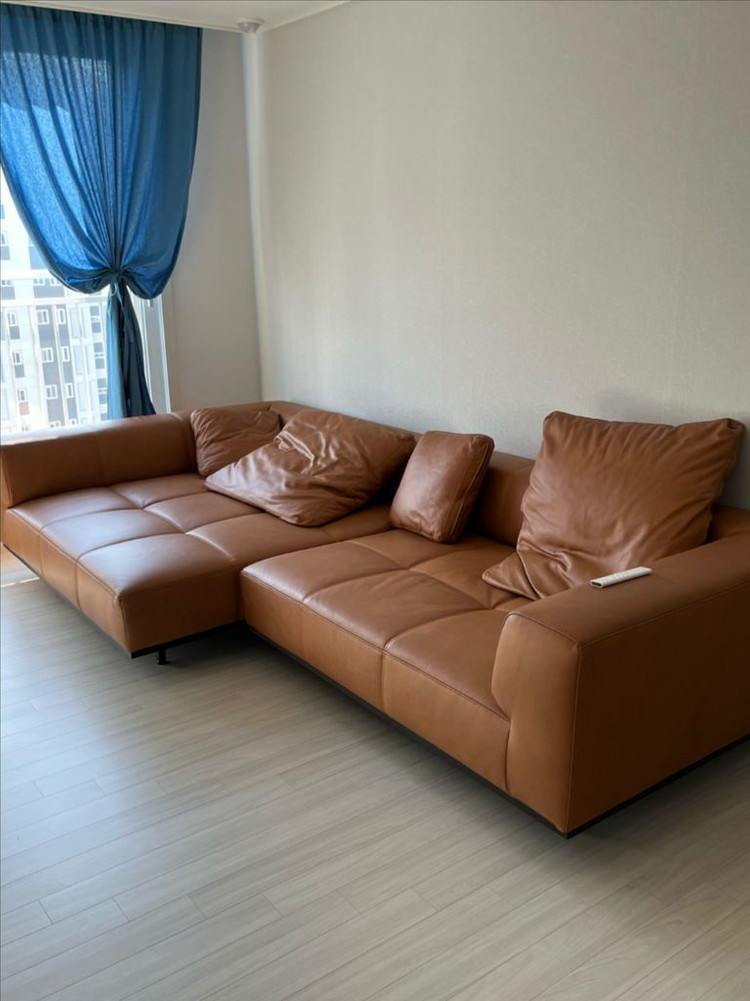 잭슨카멜레온 타탄쇼파 오스틴05 4인코너A좌측 +쿠션4개--3