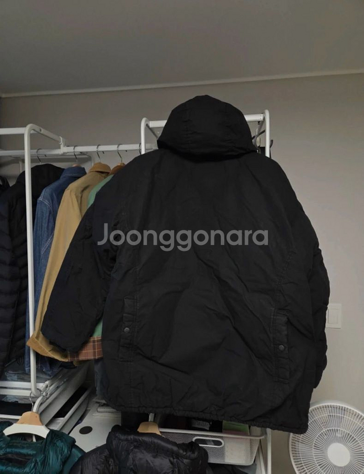 헨리코튼 스펙테이터 콜라보 패딩 블랙 105--1