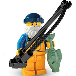 레고 8803 미니피규어 시리즈3-1번 어부