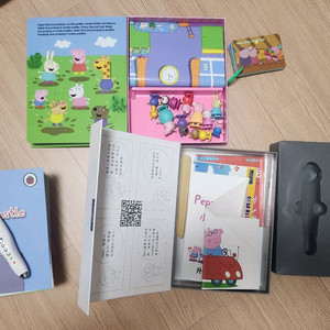 페파피그 시즌1 마마펜 비지북피규어 일괄