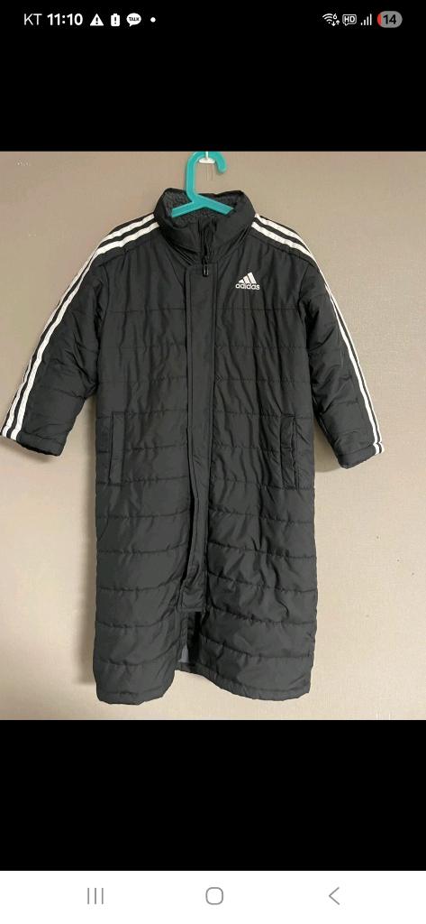 아디다스키즈 벤치파카 롱패딩 (아동120)--1