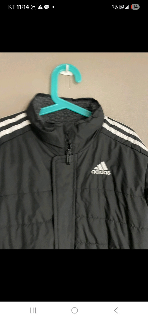 아디다스키즈 벤치파카 롱패딩 (아동120)--5