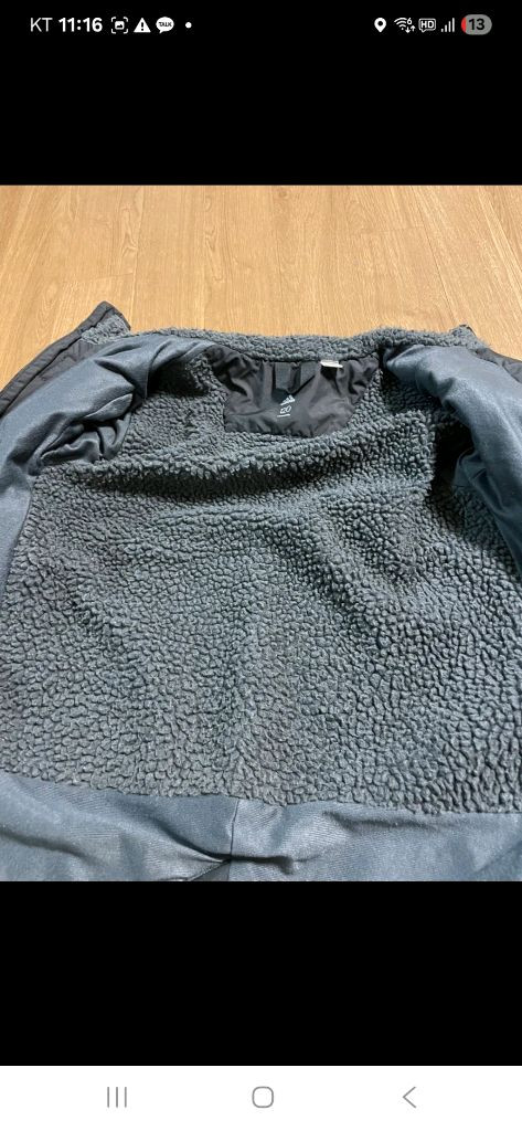 아디다스키즈 벤치파카 롱패딩 (아동120)--7