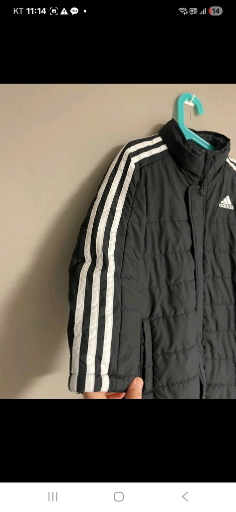 아디다스키즈 벤치파카 롱패딩 (아동120)--8