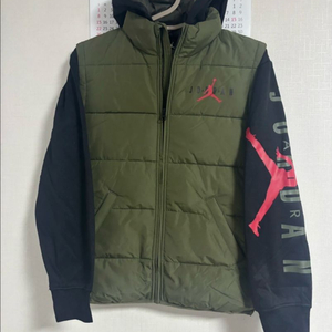 조던 후드 패딩 조끼