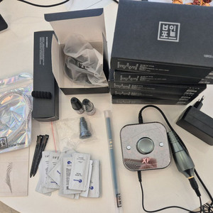 14p페더링 머신.재료들.반영구재료