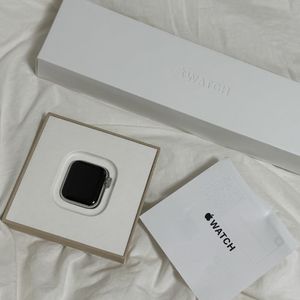 애플워치6 40mm 실버 스테인리스 리퍼 미사용 이미지