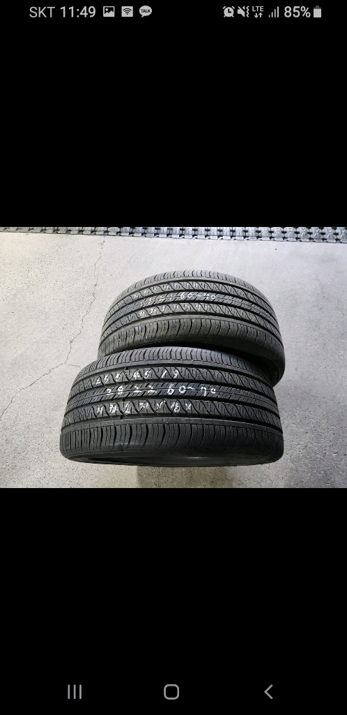 255 45 19 4짝 콘티넨탈 rx 올시즌 중고 타이어--1