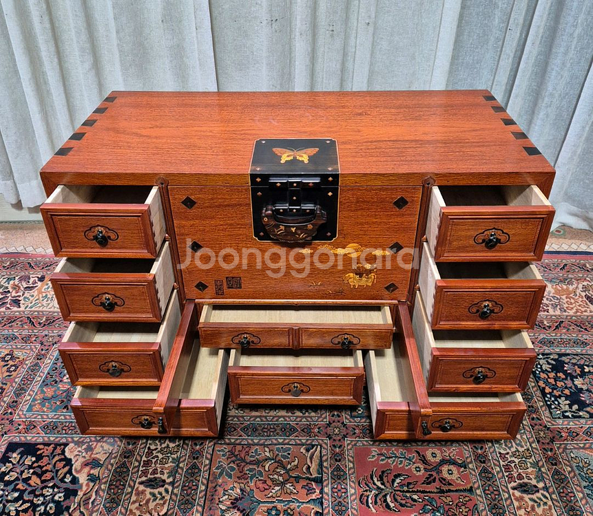 사임당가구 원목 서랍 좌탁반디지--3