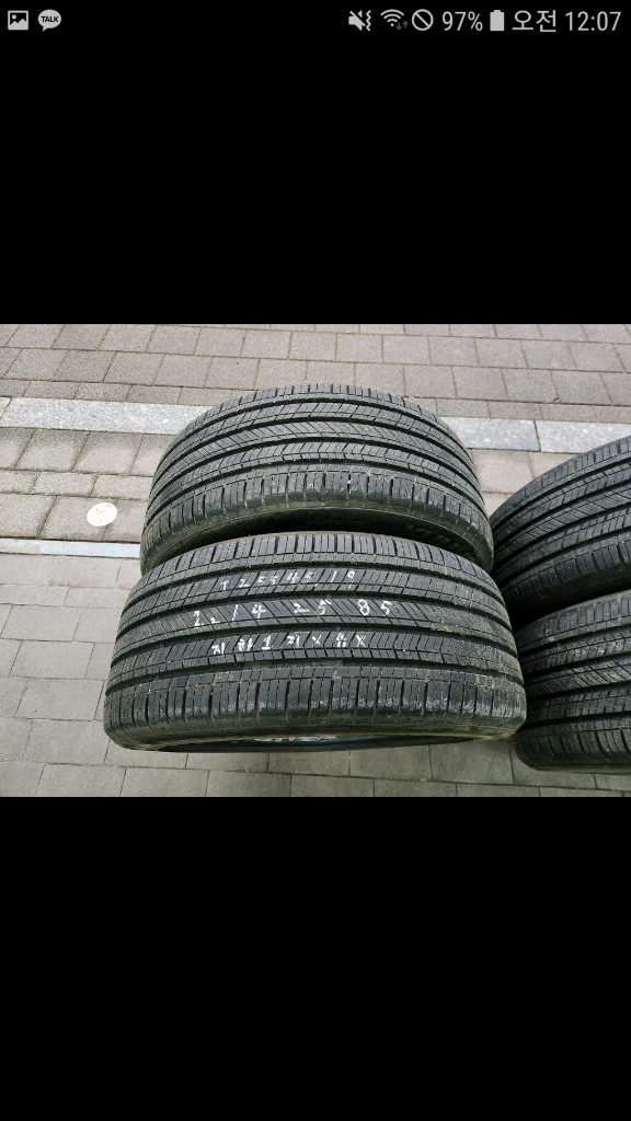 255 45 19 4짝 금호 마제스티9 ev 올시즌 중고 타이어--1