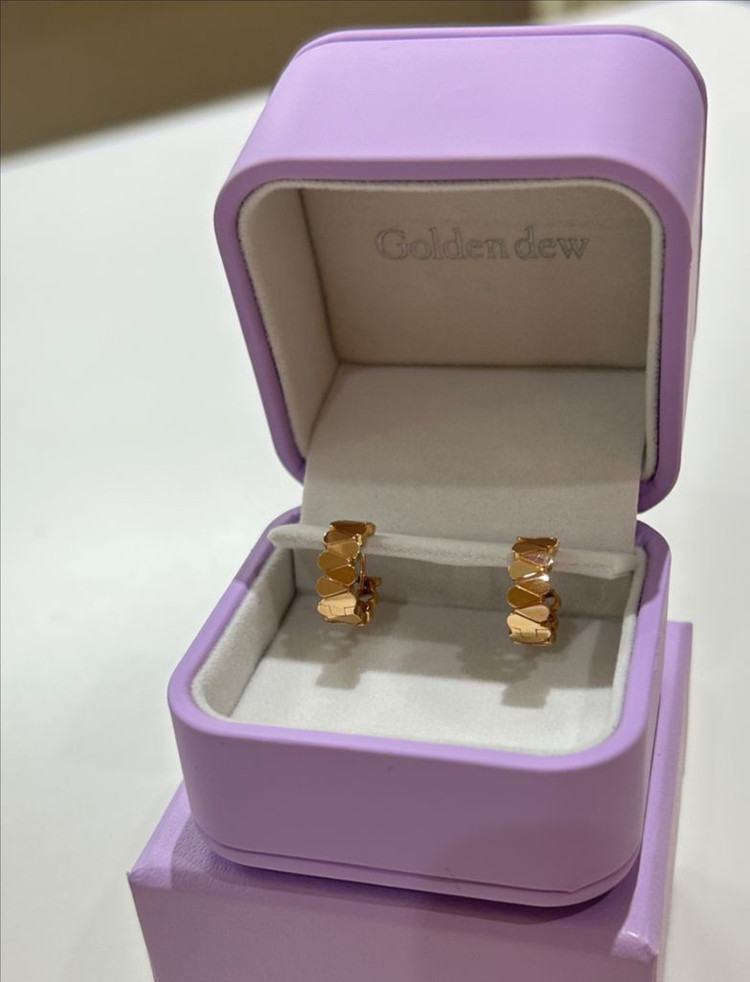 골든듀 듀이터널스 귀걸이 로즈골드 이미지