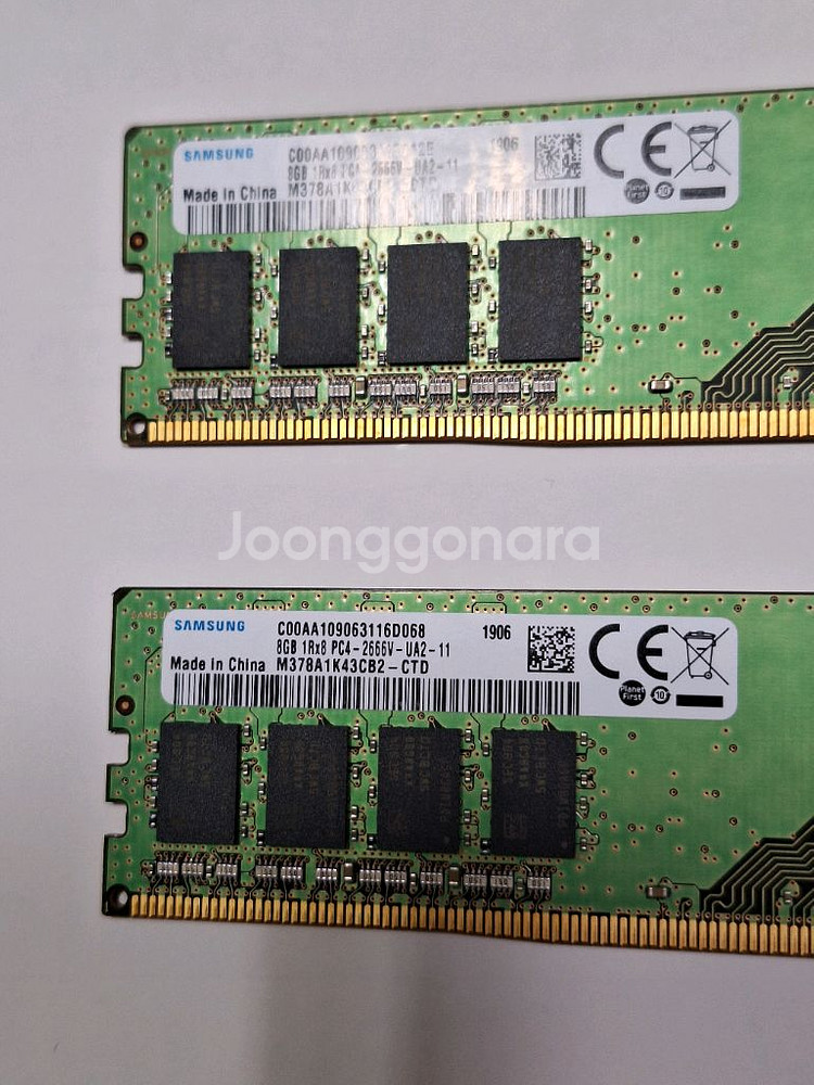 삼성 메모리 8GBx2 PC4-2666v--1