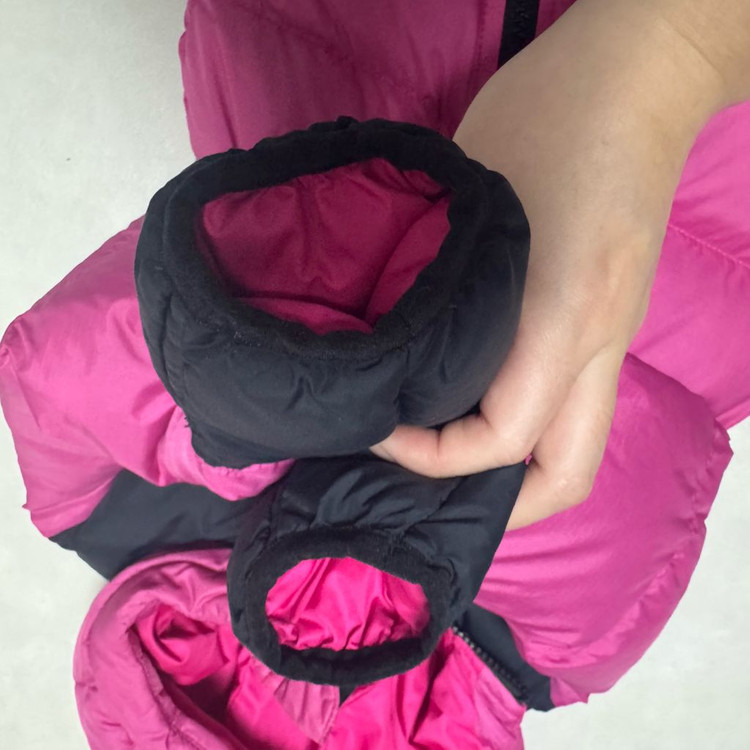 노스페이스 키즈 1996 레트로 눕시 우주복 패딩 핫핑크,진핑크 18-24M--4