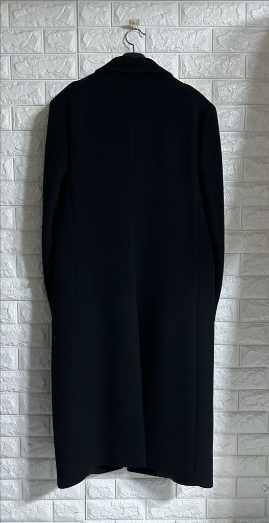 시너리 남성 싱글 롱코트 블랙 M--3