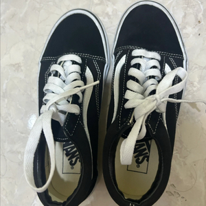 반스 올드스쿨 블랙 235 사이즈 운동화 스니커즈 캔버스화 이미지