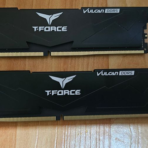 팀그룹 T-Force DDR5-5600 CL36 Vulcan Black 64GB (32 x 2) 메모리 판매합니다