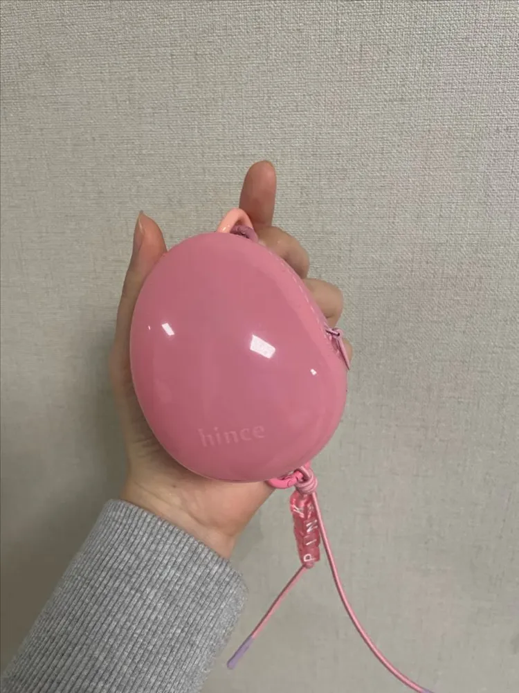 힌스 듀이볼 키링 핑크 이미지