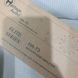 미개봉 헤리티지오디오 HA73엘리트 마이크프리앰프 팝니다 니브1073 복각