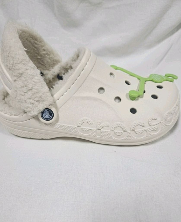 크록스 바야밴드 라인드 클로그--2