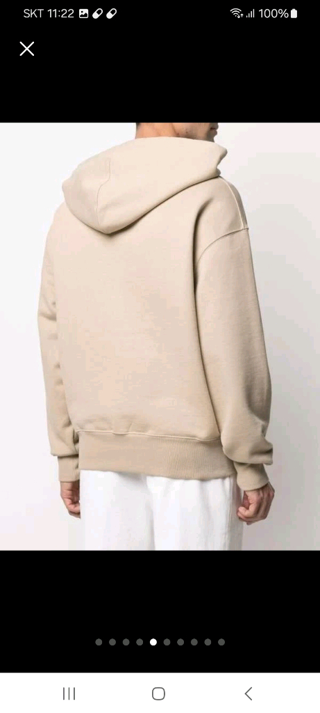 아미ㆍ정품ㆍ 하트 로고 후드티 상태거의새거 사이즈100 이미지