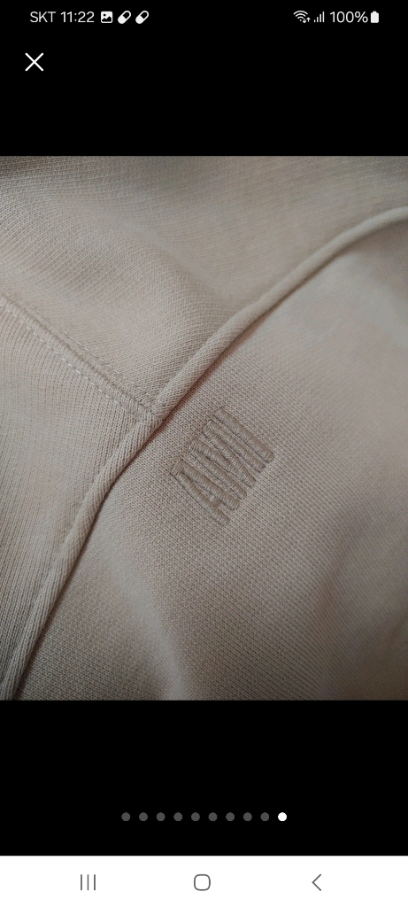 아미ㆍ정품ㆍ 하트 로고 후드티 상태거의새거 사이즈100 이미지