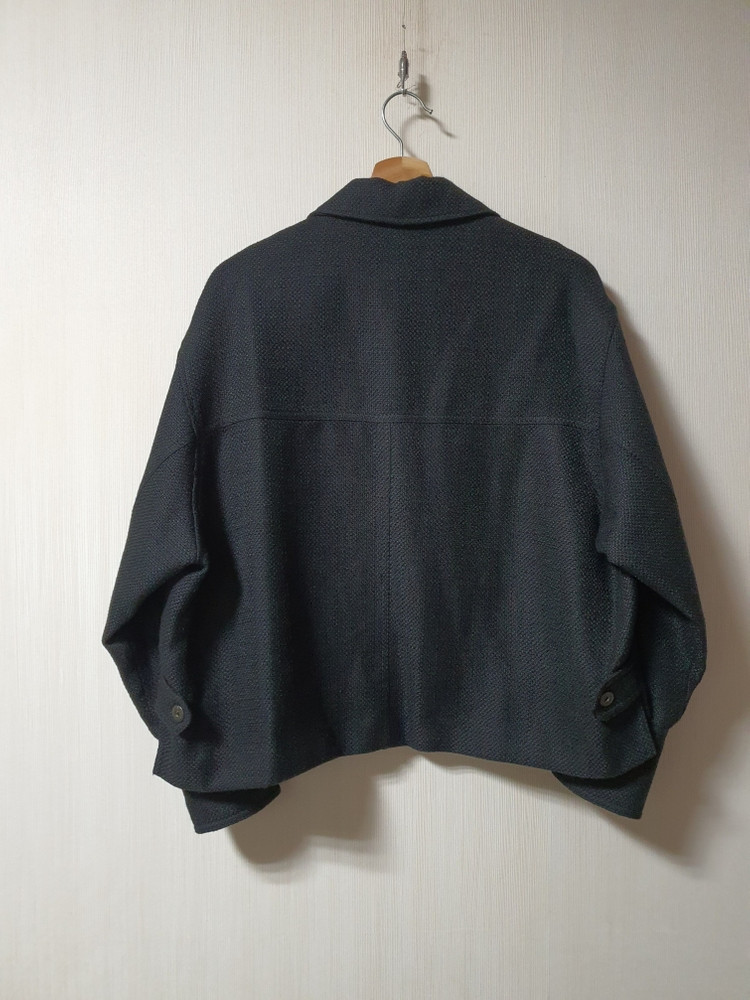 스튜디오 톰보이 빅포켓 트위드 자켓 프리사이즈--7