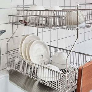 이브리영 304 올스텐 2단 식기 건조대 미개봉