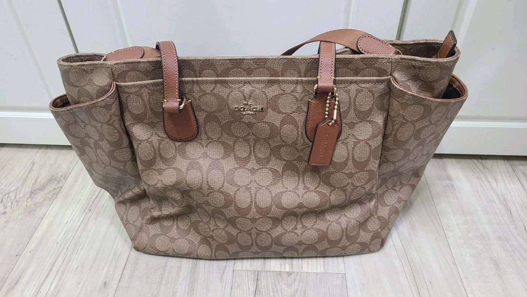 코치시그니처 크로스 숄더백 가방--4