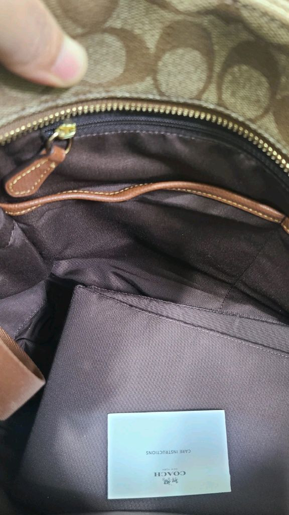 코치시그니처 크로스 숄더백 가방--7