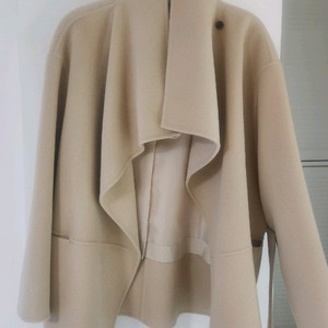 여성 캐시미어 혼방 반코트