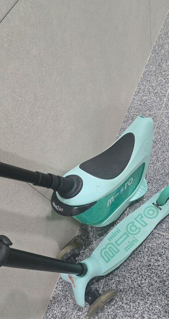 마이크로킥보드 미니투고LED+푸쉬바--1