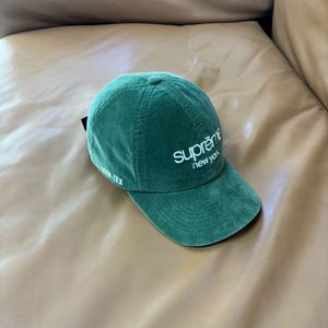 슈프림 6패널 볼캡 모자 고어텍스 그린 클래식 로고
