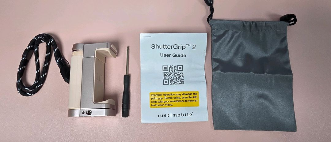 그립셔터2 (셀카봉) 핑크 판매합니다. 이미지