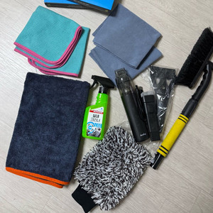 자동차 용품, 세차용품 일괄판매 / 차량용무선청소기, 오토브라이트 유리타월, 실내타월, 드라이타월, 워싱미트 등 이미지