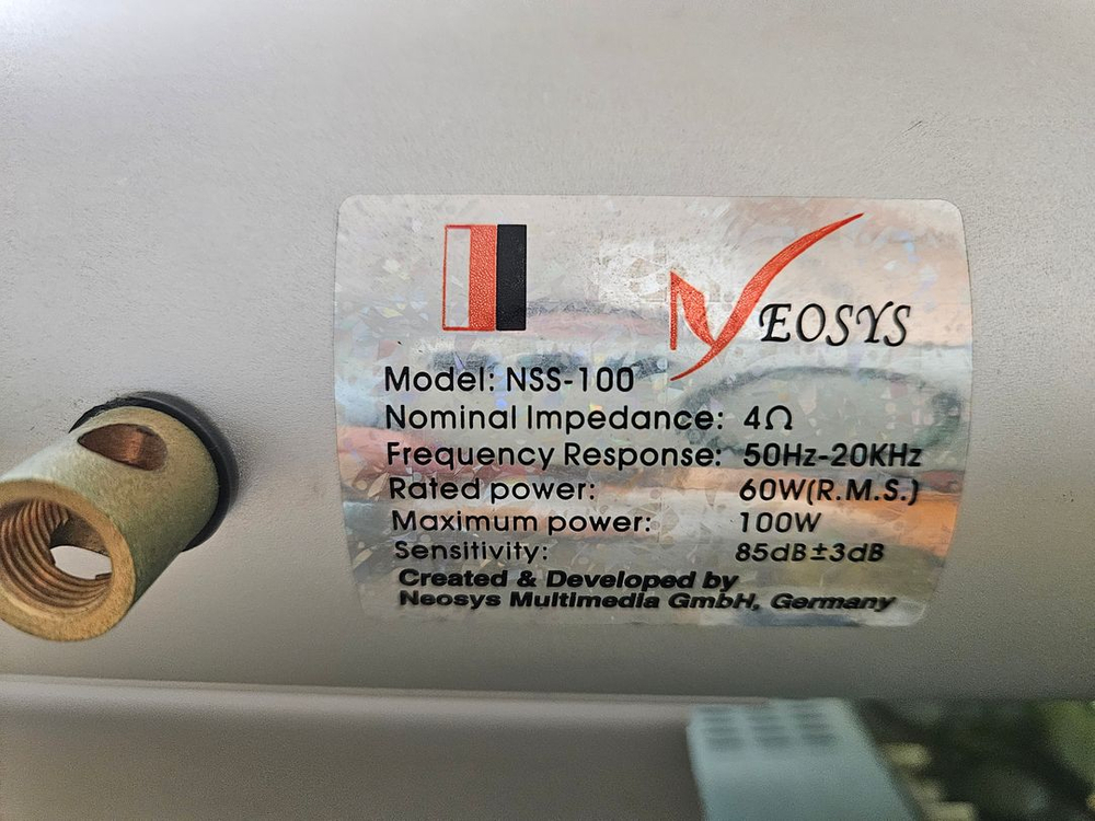 AV 리시버 + 네오시스 NSS-100 스피커 세트--2