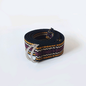 이자벨마랑 스트라이프 웨빙 벨트