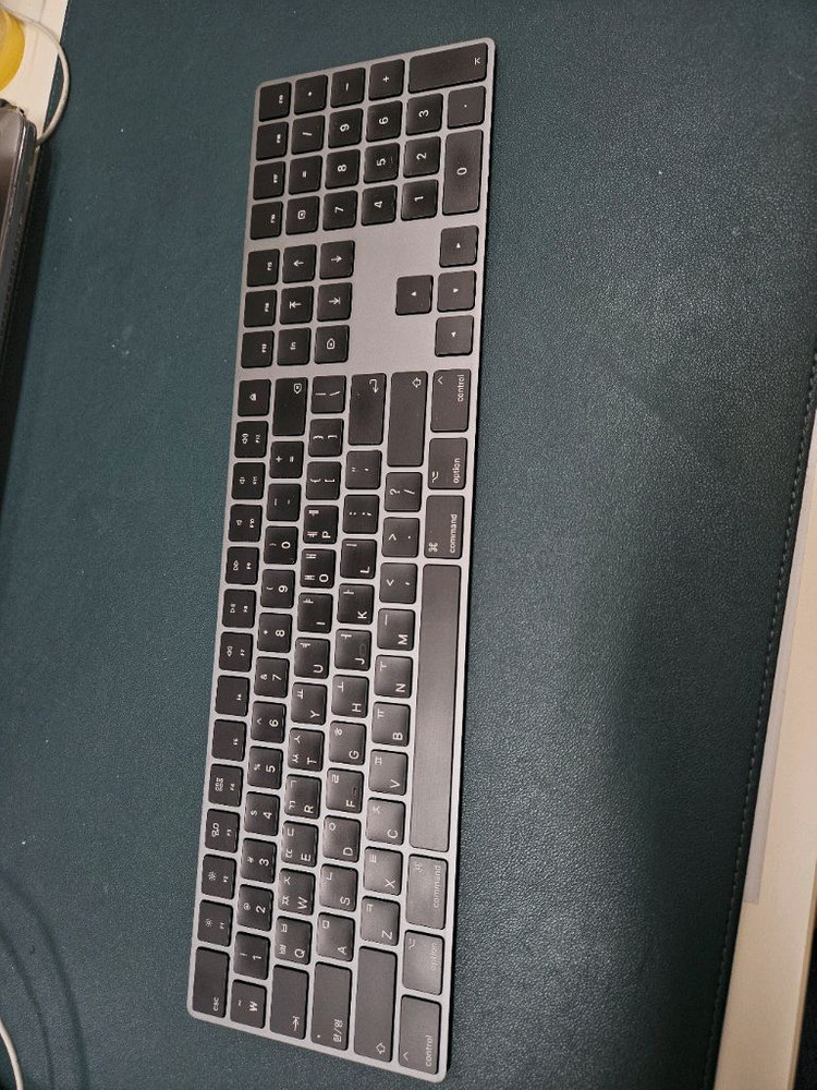 애플 매직키보드2 뉴메릭 블랙 라이트닝포트--3