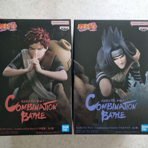 반프레스토 나루토 가아라 , 사스케 콤비네이션 배틀 피규어 일괄 이미지
