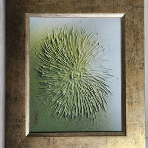 이종칠 작가 작품 탄생 혼합재료사용 입체감 돋보임