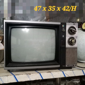 인테리어 소품 골드스타 로터리 tv 옛날티비 이미지