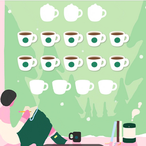 스타벅스 프리퀀시 일반 10개